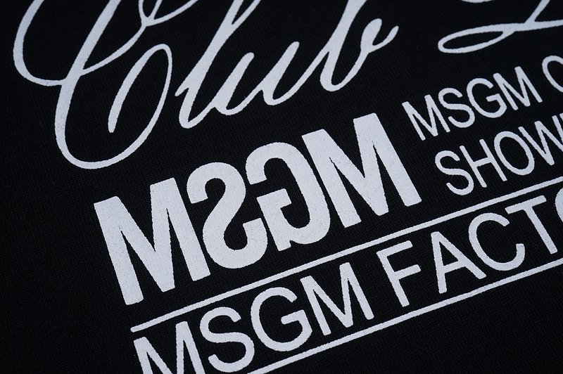 Футболка MSGM Splashing Drink From Cocktail Glass Print "Black" фото № 3