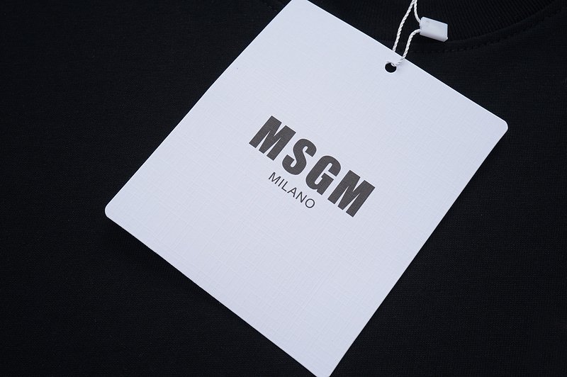 Футболка MSGM Splashing Drink From Cocktail Glass Print "Black" фото № 5