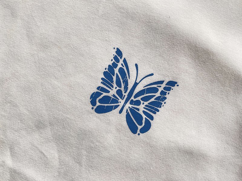 Футболка Needles Butterfly "White" фото № 5