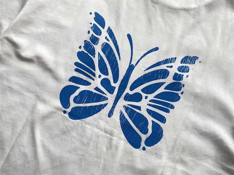 Футболка Needles Butterfly "White" фото № 6