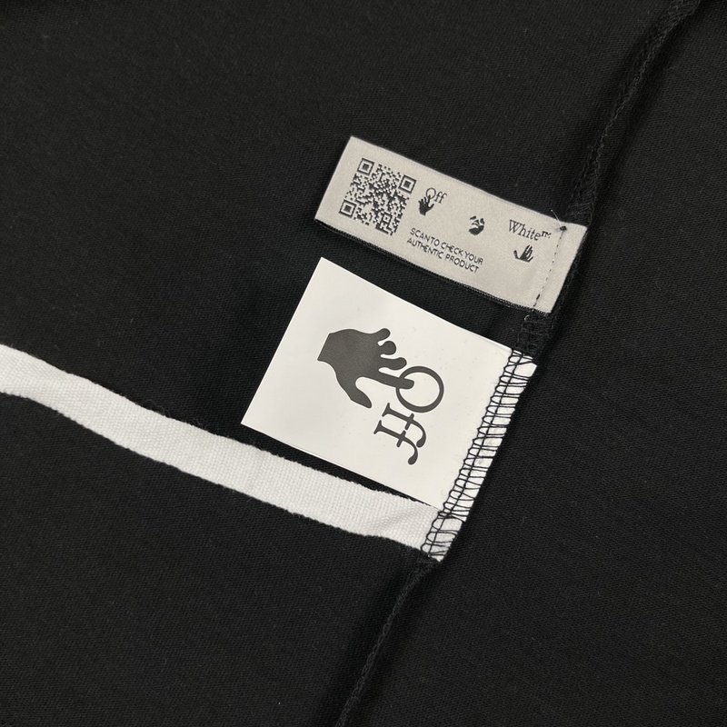 Футболка Off White Thinker "Black" фото № 5