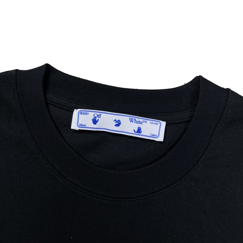 Футболка Off White Thinker "Black" фото № 6