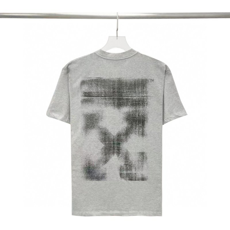 Футболка Off White With Dark Logo "Gray" фото № 4