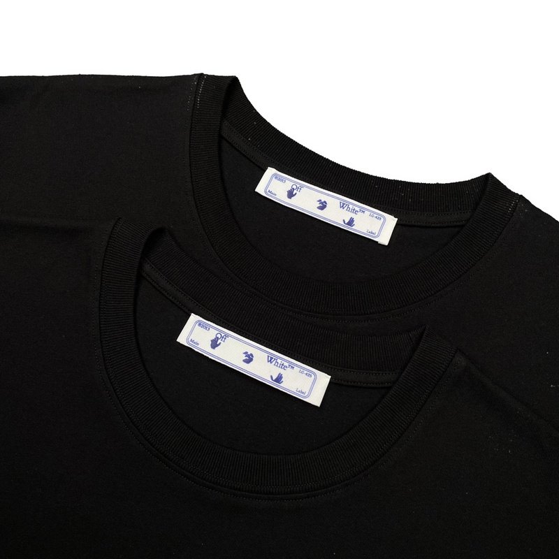 Футболка Off White Picture With Red Logo "Black" фото № 4