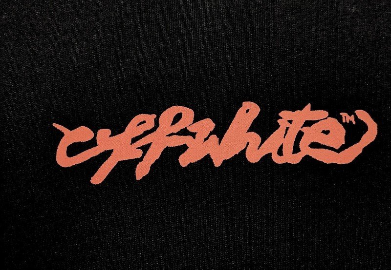 Футболка Off White Picture With Red Logo "Black" фото № 7