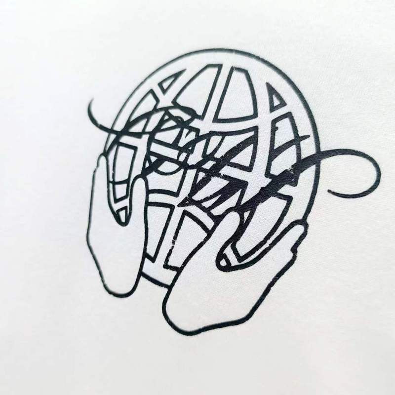 Футболка Off White Holding In His Hands "White" фото № 2