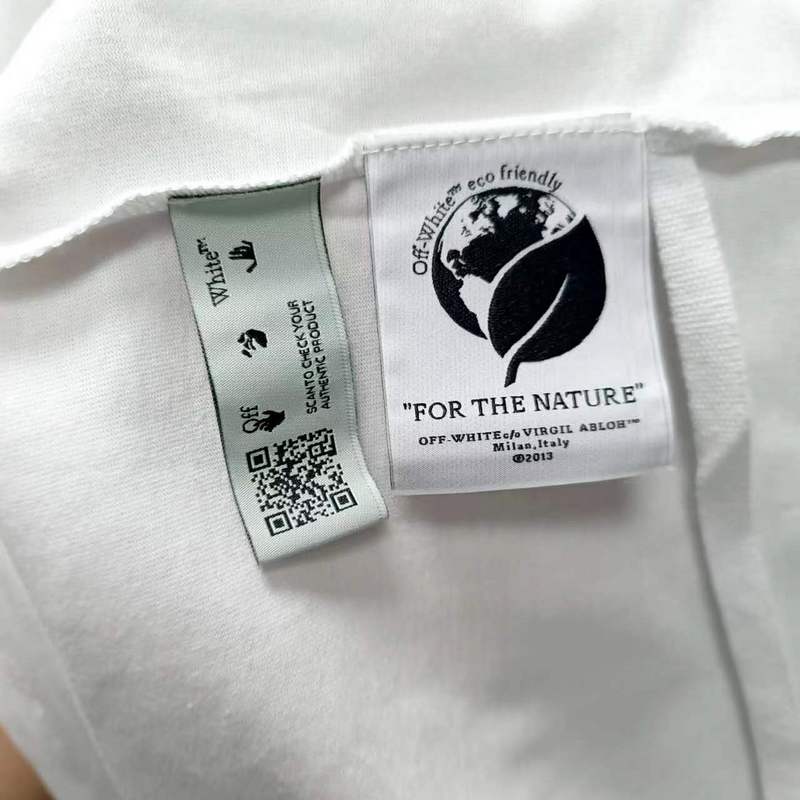 Футболка Off White Holding In His Hands "White" фото № 3