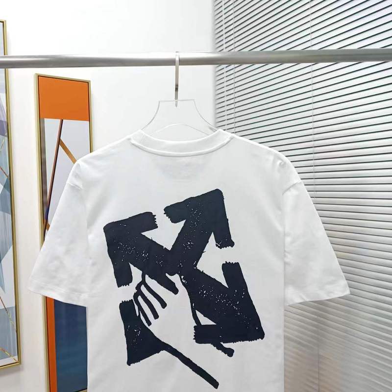 Футболка Off White Holding In His Hands "White" фото № 4