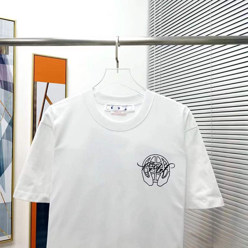 Футболка Off White Holding In His Hands "White" фото № 6