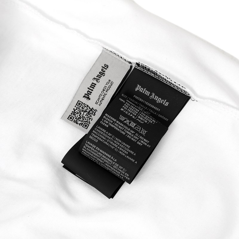 Футболка Palm Angels With A Blue Print "White" фото № 3