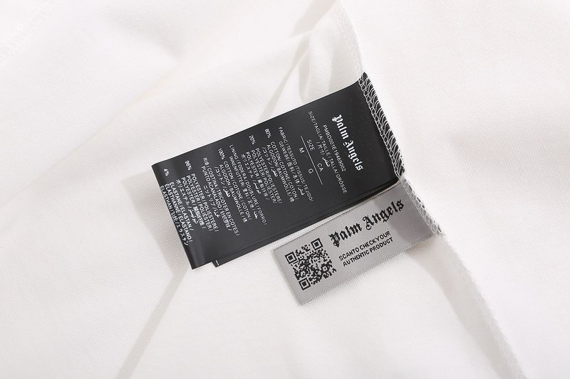 Футболка Palm Angels Wish You Were Here "White" фото № 4