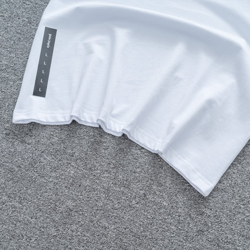 Футболка Palm Angels In My Heart "White/Pink" фото № 7