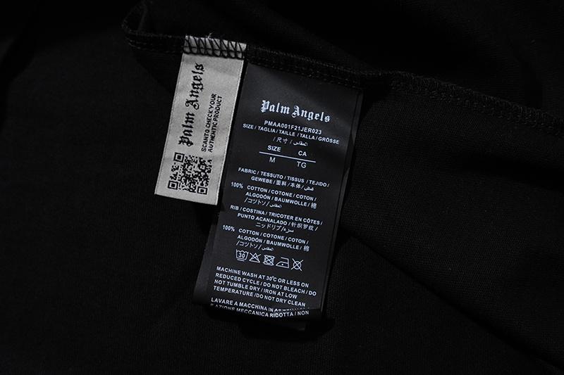 Футболка Palm Angels Ski Club "Black" фото № 4