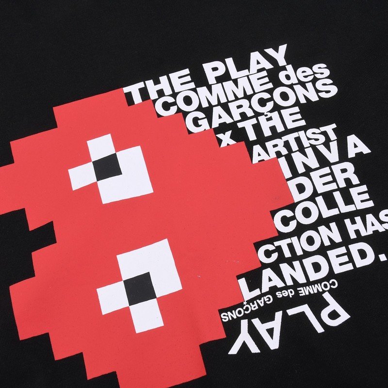 Футболка Play Pixel Heart "Black" фото № 3