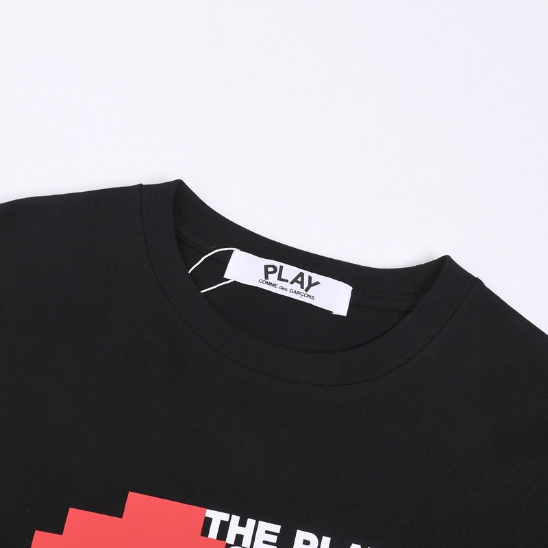 Футболка Play Pixel Heart "Black" фото № 2