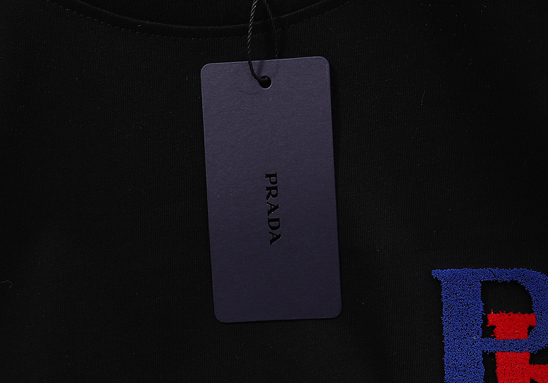 Футболка Prada Logo Letter On Letter "Black" фото № 4