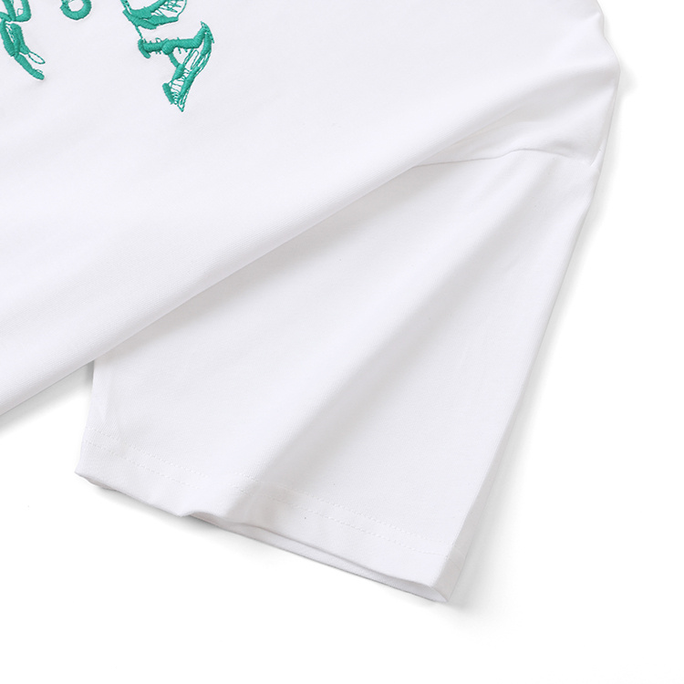 Футболка Prada Classic And Convenient "White/Green" фото № 2