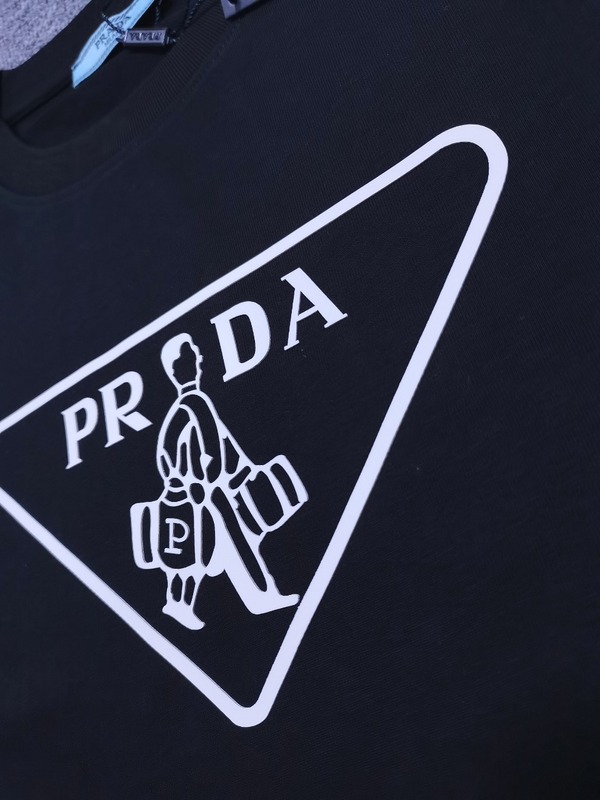 Футболка Prada The Man In The Logo "Black" фото № 2