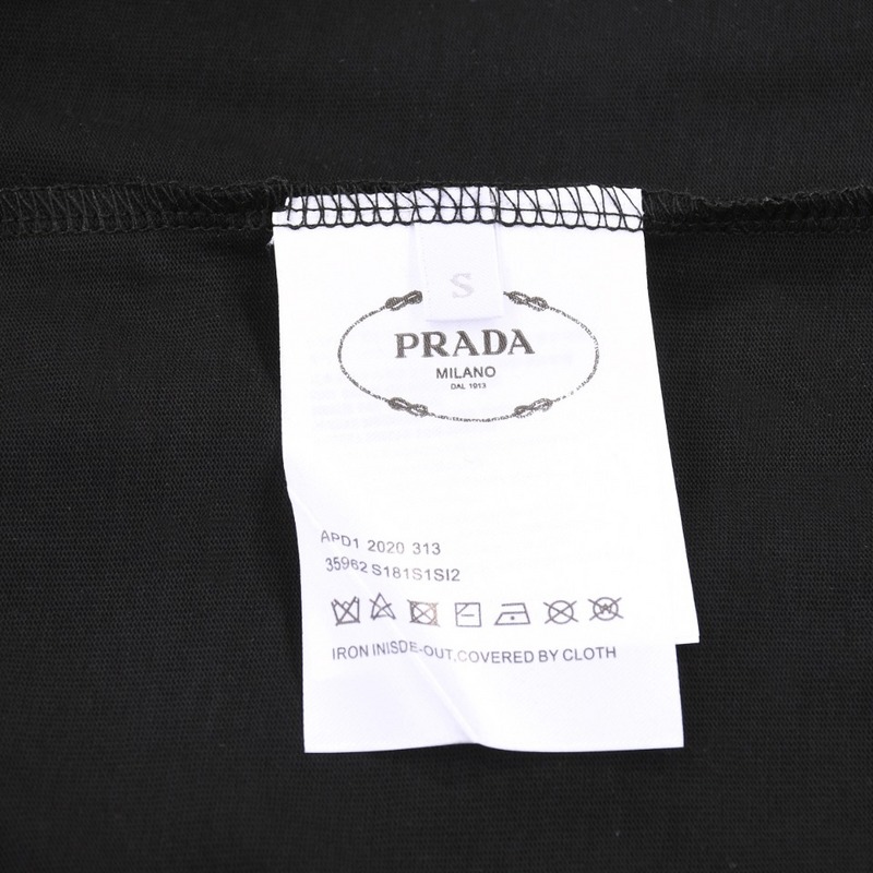 Футболка Prada The Man In The Logo "Black" фото № 7