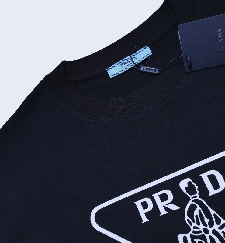 Футболка Prada The Man In The Logo "Black" фото № 3