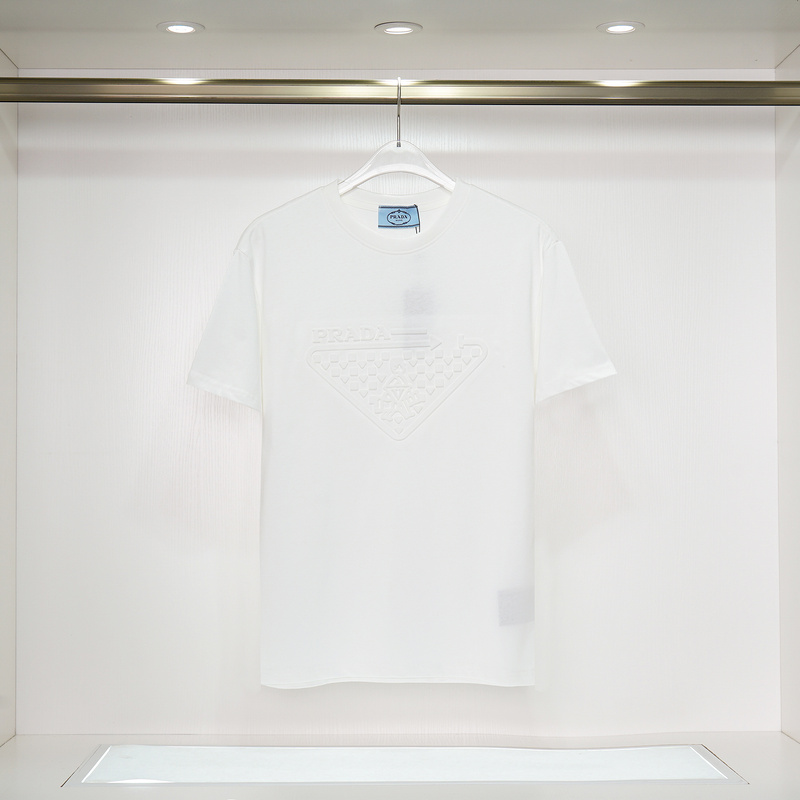 Футболка Prada Logo With An Arrow "White" фото № 2