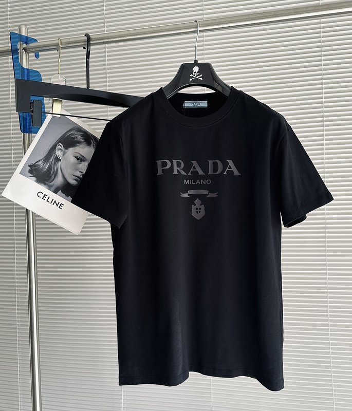 Футболка Prada Dark Logo "Black" фото № 3