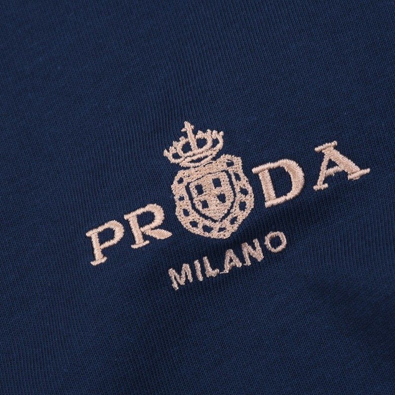 Футболка Prada With Coat Of Arms "Blue" фото № 3