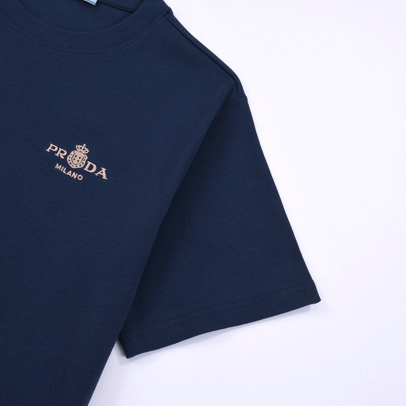 Футболка Prada With Coat Of Arms "Blue" фото № 8