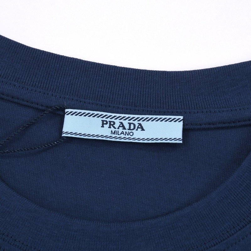 Футболка Prada With Coat Of Arms "Blue" фото № 5