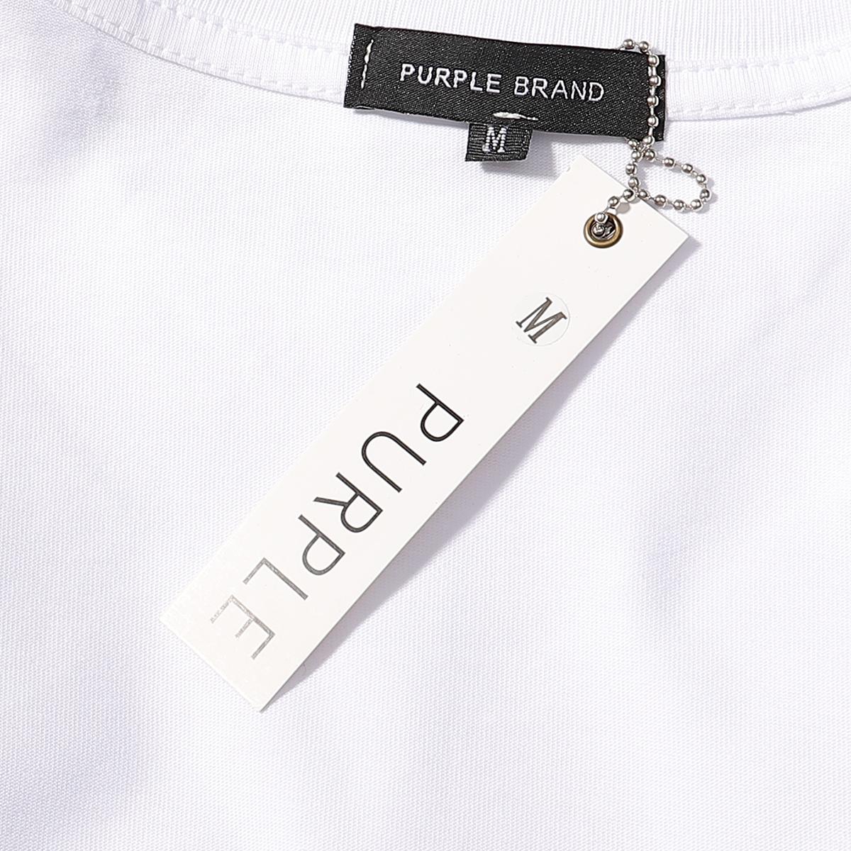 Футболка Purple Brand Frontside Print Paints "White" фото № 6