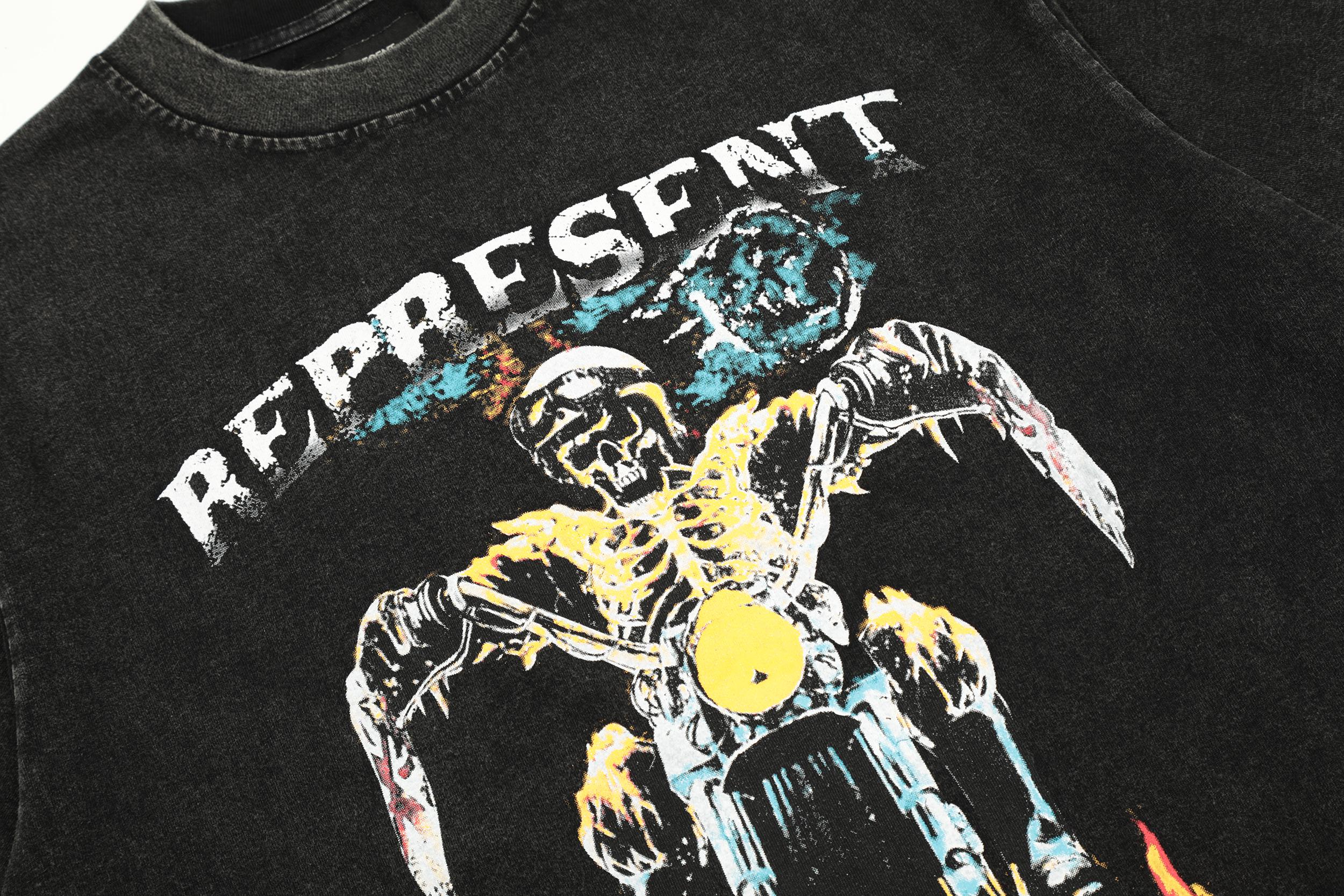 Футболка Represent Ghost Rider "Black" фото № 7