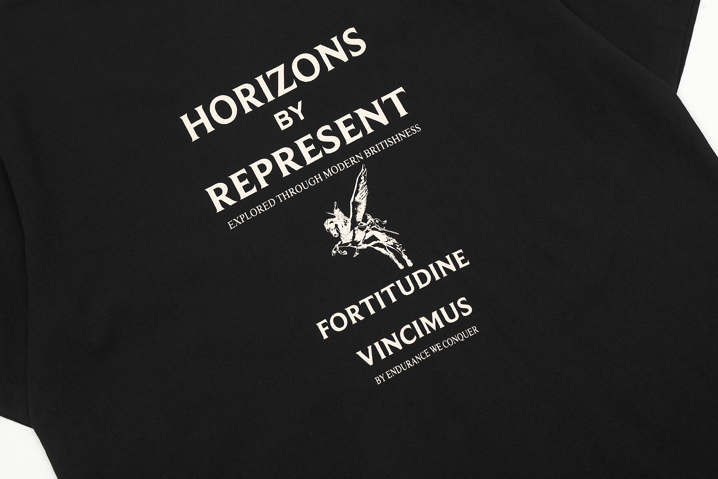 Футболка Represent Fortitudine Vincimus "Black" фото № 6