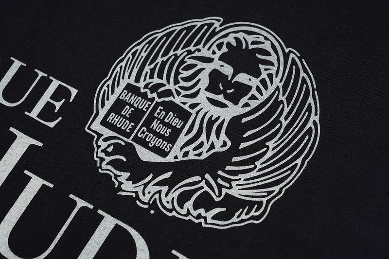 Футболка Rhude En Dieu Nous Croyons "Black" фото № 8