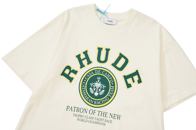 Футболка Rhude Catamaran Racing Team "White" фото № 9