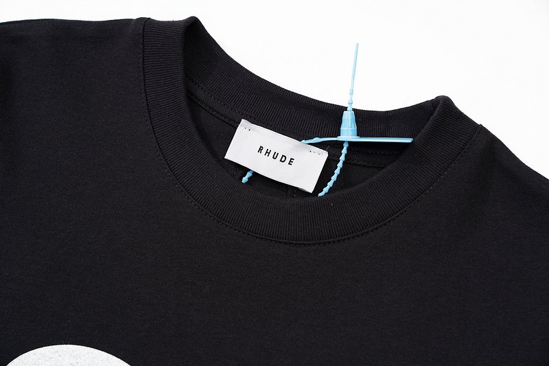 Футболка Rhude The Only Time We Come Second "Black" фото № 2