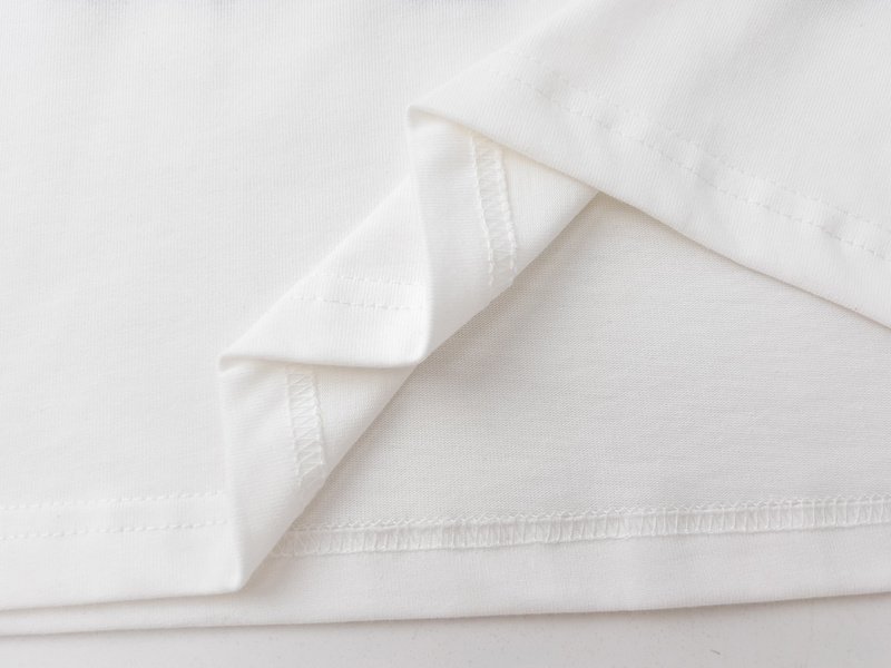 Футболка Saint Laurent With Monogram "White" фото № 2