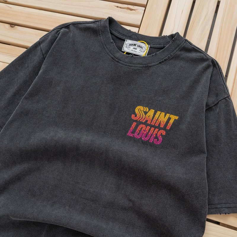 Футболка Saint Louis Future Vintage "Black/Gray" фото № 8