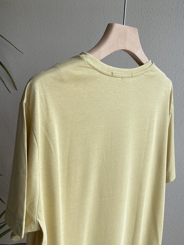 Футболка Stone Island With Black Patch "Yellow" фото № 4