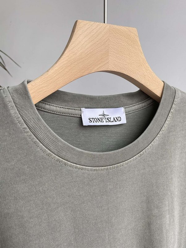 Футболка Stone Island Patch Four-Pointed Star "Olive" фото № 2