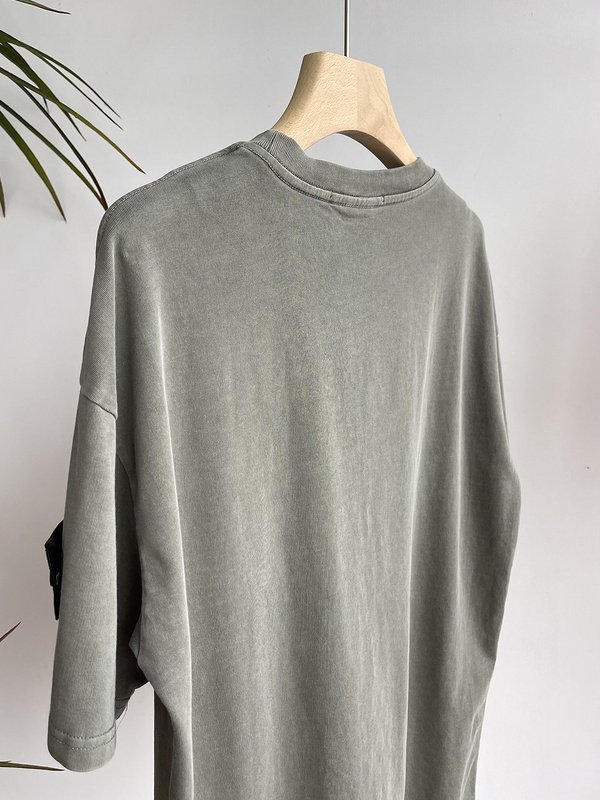 Футболка Stone Island Patch Four-Pointed Star "Olive" фото № 3