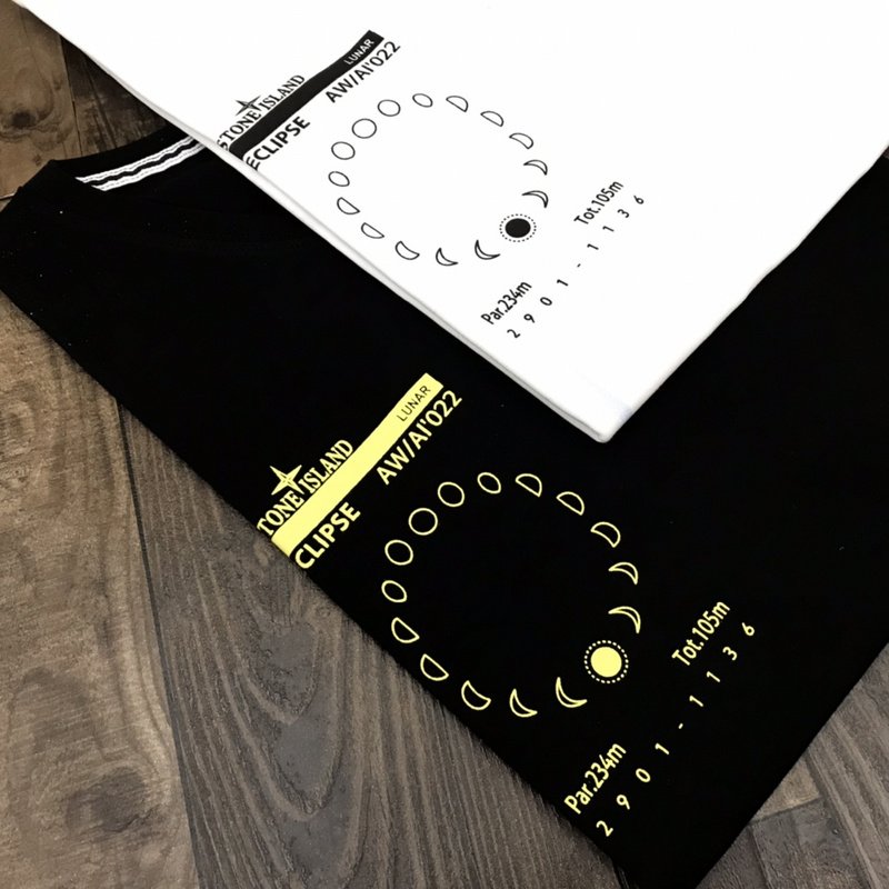 Футболка Stone Island Lunar Cycle "Black" фото № 3