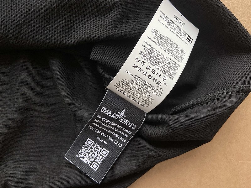 Футболка Stone Island With Big Logo - Cotton "Black" фото № 4