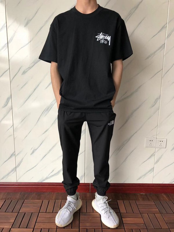 Футболка Stussy Inscription Paris "Black" фото № 8