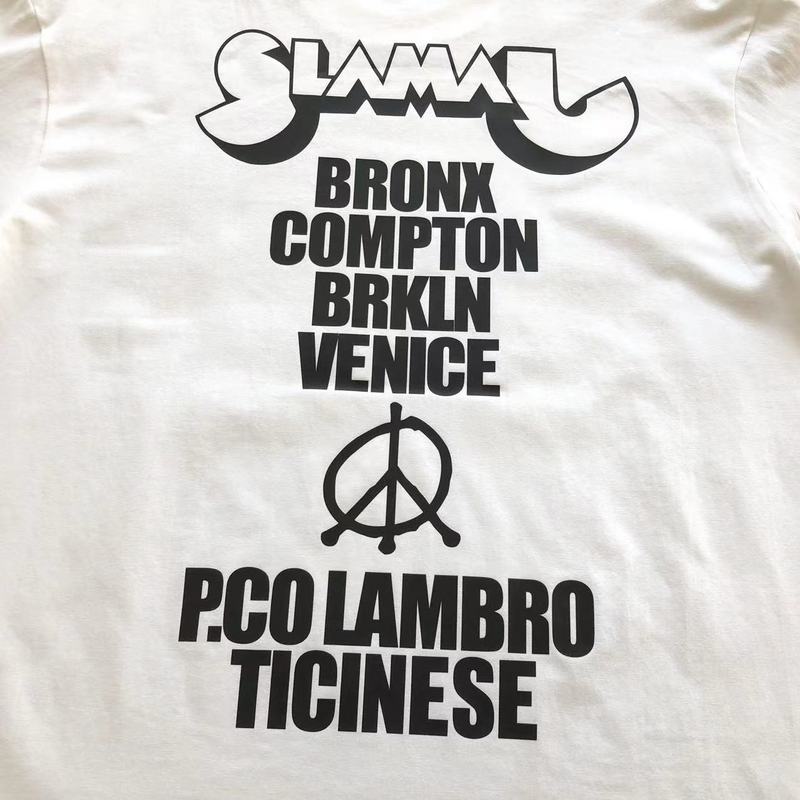 Футболка Stussy Print With People In Square With Lettering Around "White" фото № 5