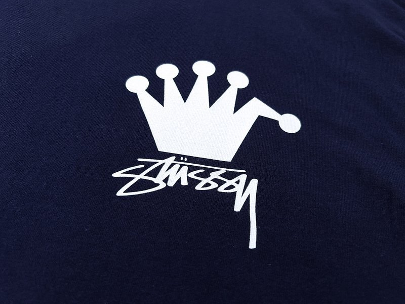 Футболка Stussy Crown Print "Blue" фото № 6