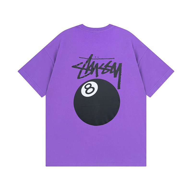 Футболка Stussy A Ball With A Number "Violet" фото № 2