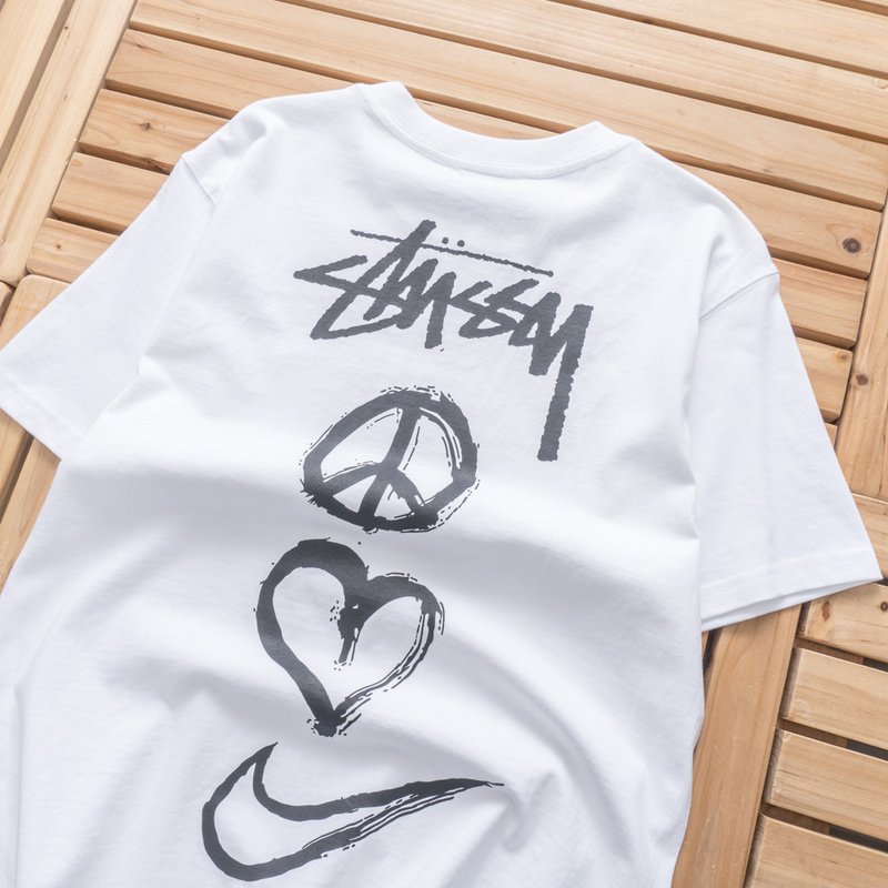 Футболка Stussy Heart Symbol Front "White" фото № 8