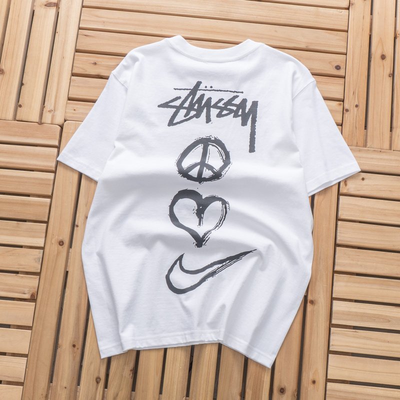 Футболка Stussy Heart Symbol Front "White" фото № 2