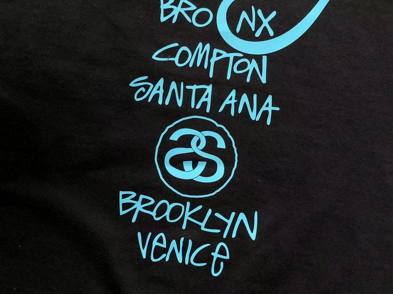 Футболка Stussy City Name List And Symbols "Black" фото № 7