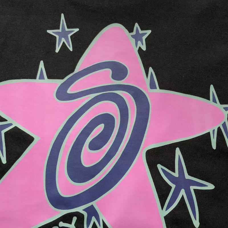 Футболка Stussy Big Star With Symbol Inside Print "Black" фото № 3